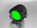 Filtr zelený na svítilnu s průměrem 39-41 mm
