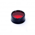 Filtr červený na svítilnu s průměrem 25 mm